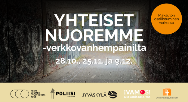Syksyn verkkovanhempainillat tarjoavat tietoa ja tukea nuorten vanhemmille
