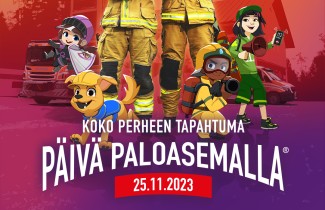 Kaksi pelastajaa ja piirroshahmoja