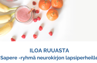 Hedelmiä ja smoothie