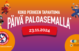 Koko perheen tapahtuma Päivä Paloasemalla 23.11.2024