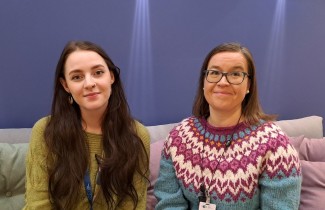 Iida Kiviniitty ja Sivi Talvensola.