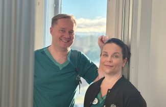 Sairaala Novan anestesialääkärit Johanna Söderström ja Timo Kontula