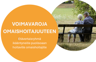 Voimavaroja omaishoitajuuteen -etäryhmän mainos