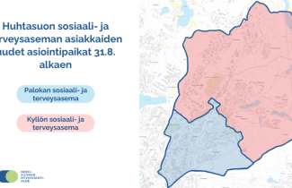 Huhtasuon sosiaali- ja terveyspalvelut 31.8.2026 alkaen