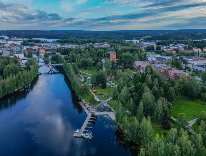 Maisema Äänekoskelta