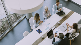 Yhteistyökumppanit etäkokouksessa.