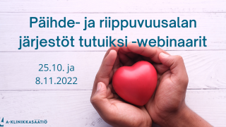 Päihde- ja riippuvuusalan järjestöt tutuiksi -webinaari