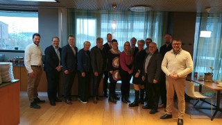 Hyvinvointialueiden Itäisen yhteistyöalueen virka- ja poliittinen johto kokoontui Jyväskylässä 27.10.2023.