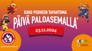 Koko perheen tapahtuma Päivä Paloasemalla 23.11.2024
