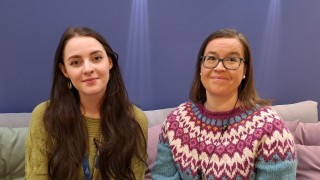 Iida Kiviniitty ja Sivi Talvensola.