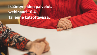 Webinaarin tallenne katsottavissa.