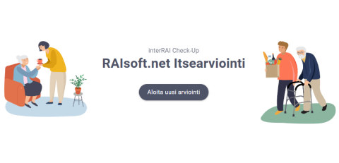 Seniorin itsearvioinnin RAIsoft.net etusivun kuva